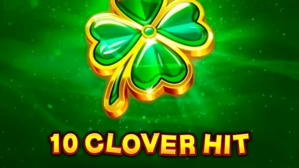 Interface do slot 10 Clover Hit mostrando símbolos de frutas e trevos