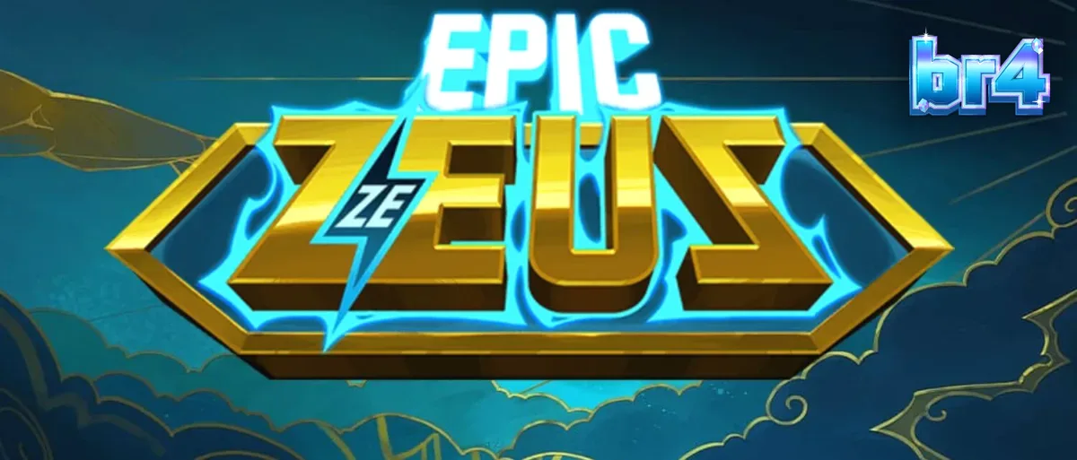 Interface do jogo Epic Ze Zeus com elementos da mitologia grega e raios